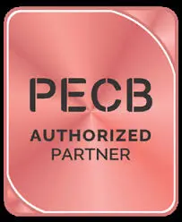 Logo de PECB, organismo de certificación ISO, ciberseguridad e inteligencia artificial, aliado de Impulsa360 Academy