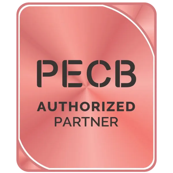 Logo de PECB, certificadora internacional en normas ISO y programas profesionales