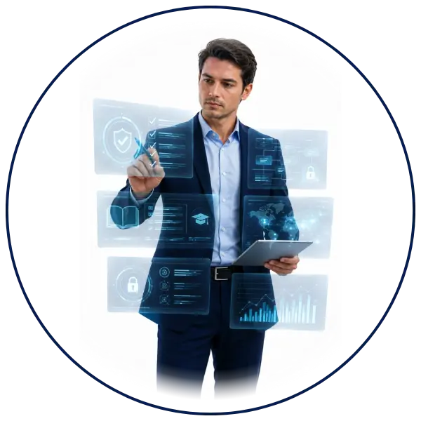 Profesional responsable de cumplimiento y gestión de riesgos SGSI bajo estándares ISO 27001