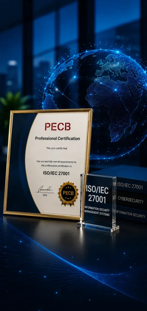 Certificación internacional PECB ISO 27001 en seguridad de la información y auditoría SGSI
