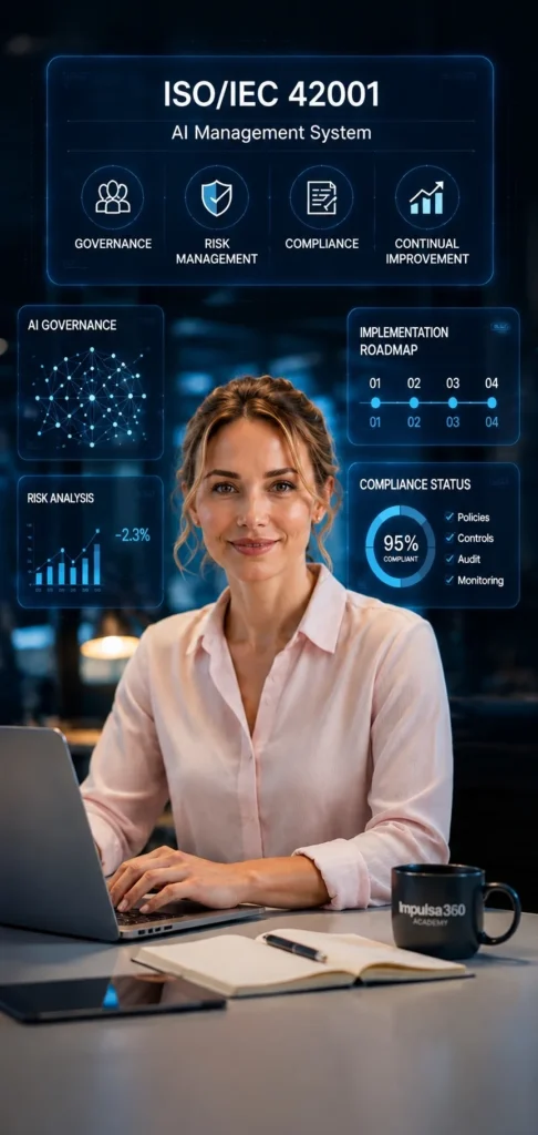 Certificación ISO 42001 Lead Implementer para implementar sistemas de inteligencia artificial responsable y gobernanza de IA