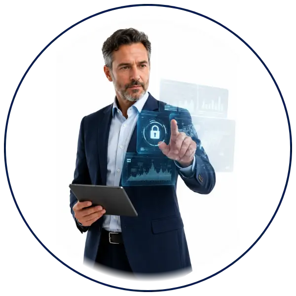 Gerente especializado en auditoría SGSI ISO 27001 y seguridad de la información empresarial